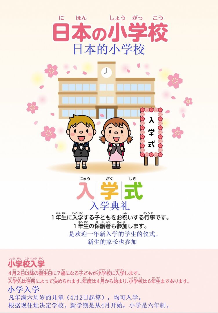 Elementary School in Japan (Chinese)
